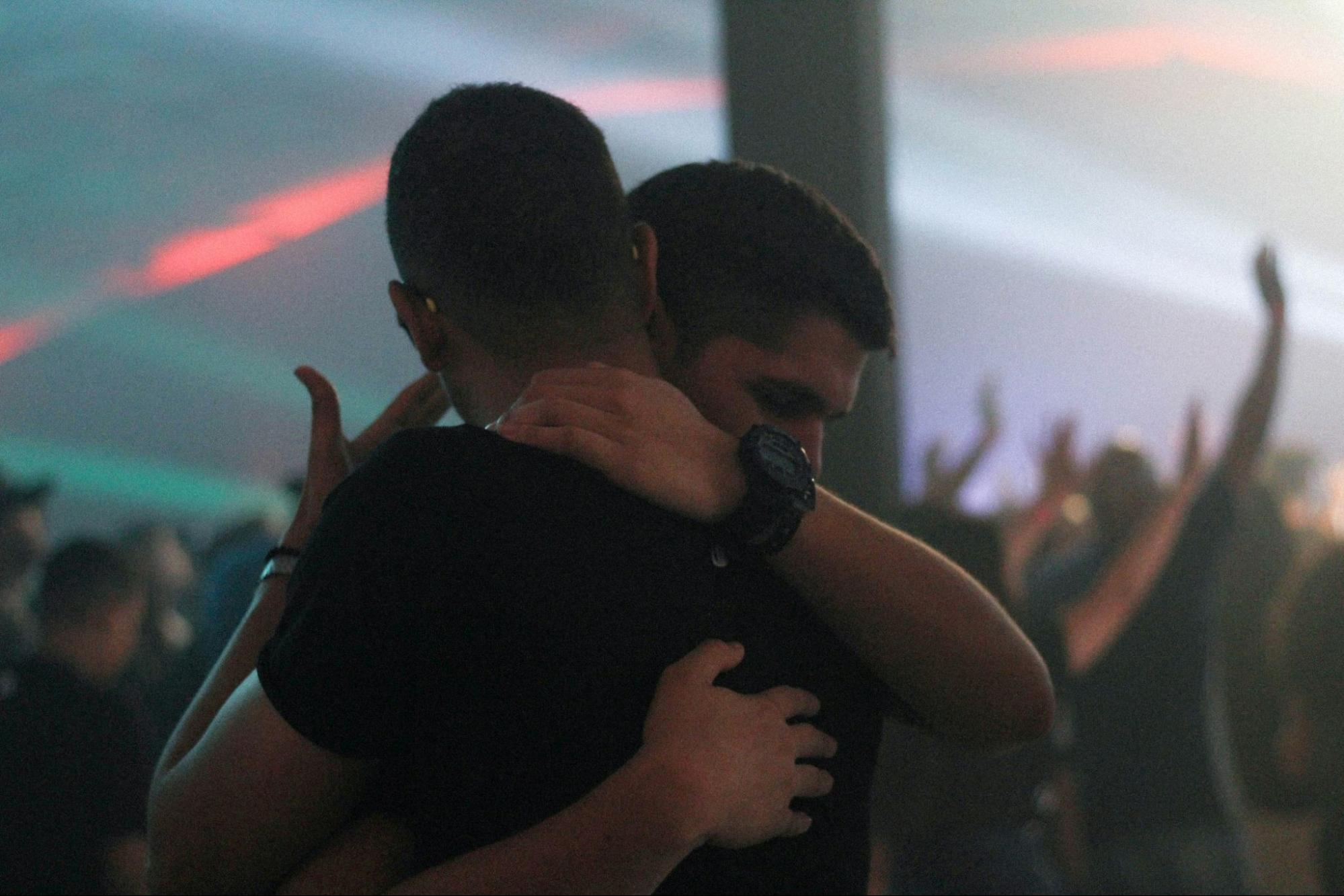 People hugging